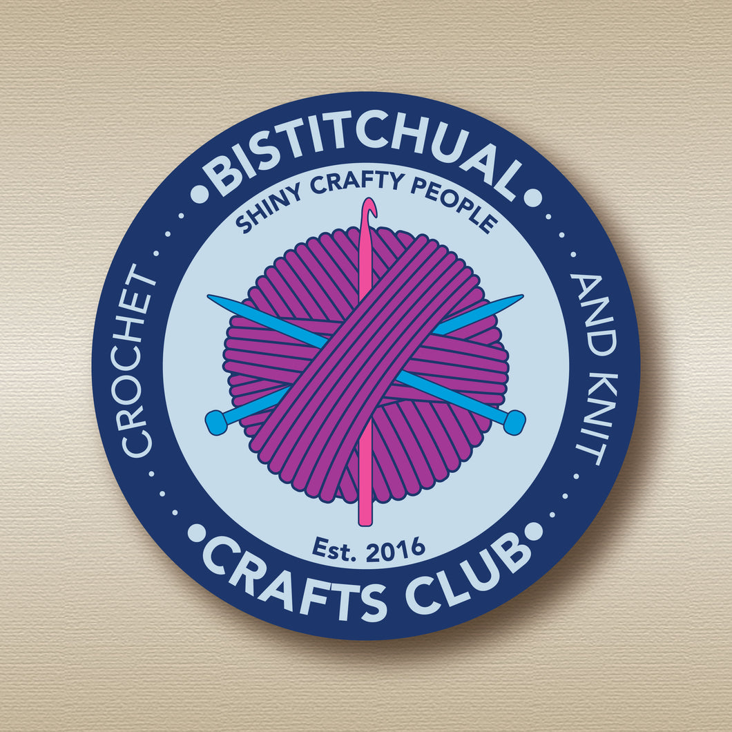 Bistitchual Crafts Club Super Sticker